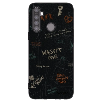 Picasee Μαύρη θήκη σιλικόνης για Realme 6i - CONFESSION