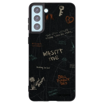 Picasee Μαύρη θήκη σιλικόνης για Samsung Galaxy S21+ 5G G996F - CONFESSION