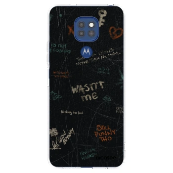 Picasee διαφανής θήκη σιλικόνης Motorola Moto G9 Play - CONFESSION