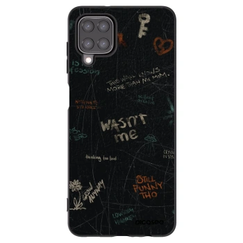 Picasee Μαύρη θήκη σιλικόνης για Samsung Galaxy M12 M127F - CONFESSION