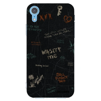 Picasee διαφανής θήκη σιλικόνης Apple iPhone XR - CONFESSION