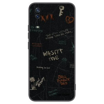 Picasee Μαύρη θήκη σιλικόνης για Vivo Y11s - CONFESSION