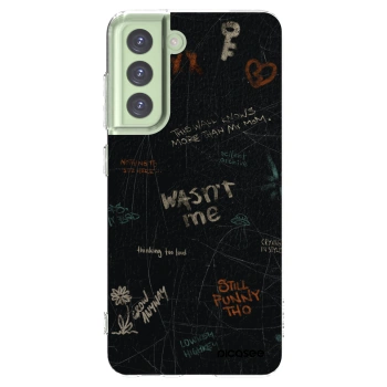 Picasee διαφανής θήκη σιλικόνης Samsung Galaxy S21 FE 5G - CONFESSION