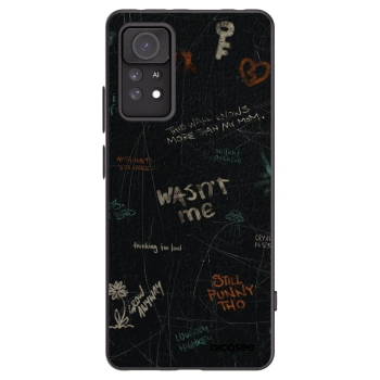 Picasee Μαύρη θήκη σιλικόνης για Xiaomi Redmi Note 11 Pro 5G - CONFESSION