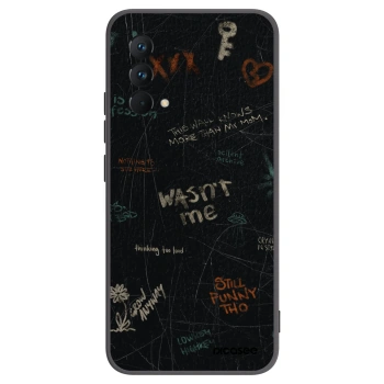 Picasee Μαύρη θήκη σιλικόνης για Realme GT Master Edition 5G - CONFESSION