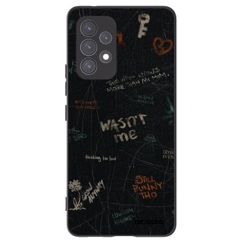 Picasee Μαύρη θήκη σιλικόνης για Samsung Galaxy A53 5G A536 - CONFESSION