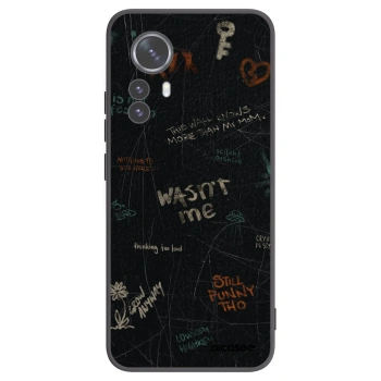 Picasee Μαύρη θήκη σιλικόνης για Xiaomi 12 Pro - CONFESSION