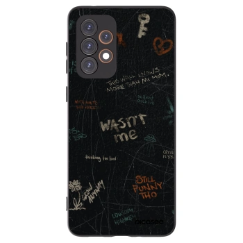 Picasee Μαύρη θήκη σιλικόνης για Samsung Galaxy A33 5G A336 - CONFESSION