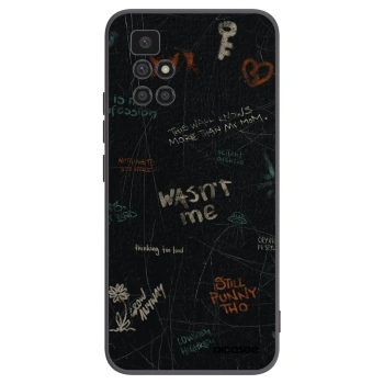 Picasee Μαύρη θήκη σιλικόνης για Xiaomi Redmi 10 (2022) - CONFESSION