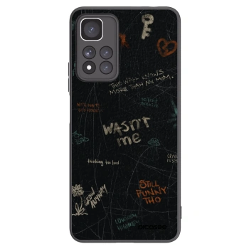 Picasee Μαύρη θήκη σιλικόνης για Xiaomi Redmi Note 11 Pro+ 5G - CONFESSION