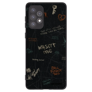 Picasee Μαύρη θήκη σιλικόνης για Samsung Galaxy A73 5G - CONFESSION
