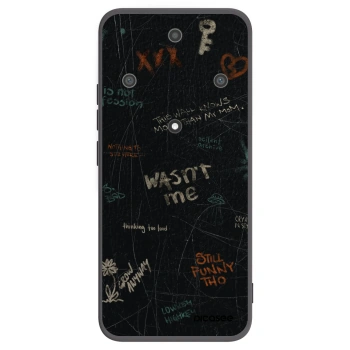 Picasee Μαύρη θήκη σιλικόνης για Honor Magic5 Lite 5G - CONFESSION