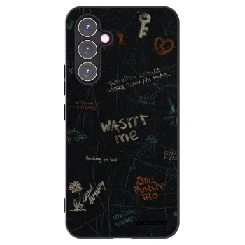 Picasee Μαύρη θήκη σιλικόνης για Samsung Galaxy A54 5G A546B - CONFESSION