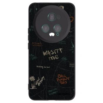 Picasee Μαύρη θήκη σιλικόνης για Honor Magic5 Pro - CONFESSION