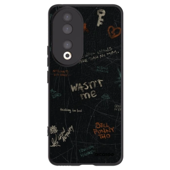 Picasee Μαύρη θήκη σιλικόνης για Honor 90 5G - CONFESSION