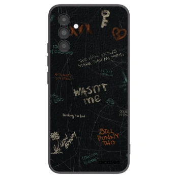 Picasee Μαύρη θήκη σιλικόνης για Samsung Galaxy A04s A047F - CONFESSION