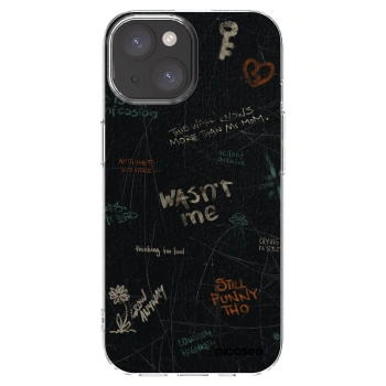 Picasee διαφανής θήκη σιλικόνης Apple iPhone 15 - CONFESSION