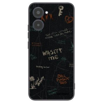 Picasee Μαύρη θήκη σιλικόνης για Realme 10 4G - CONFESSION