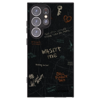 Picasee Μαύρη θήκη σιλικόνης για Samsung Galaxy S24 Ultra S928B 5G - CONFESSION