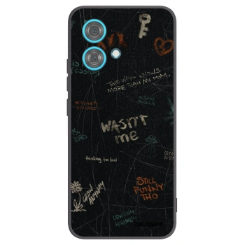 Picasee Μαύρη θήκη σιλικόνης για Motorola Edge 40 Neo - CONFESSION