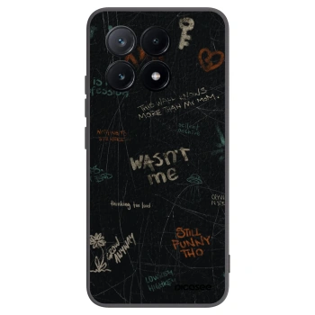 Picasee Μαύρη θήκη σιλικόνης για Xiaomi Poco X6 Pro - CONFESSION