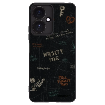 Picasee Μαύρη θήκη σιλικόνης για Xiaomi Redmi 13C 5G - CONFESSION