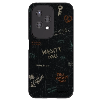 Picasee Μαύρη θήκη σιλικόνης για Honor 200 Lite - CONFESSION