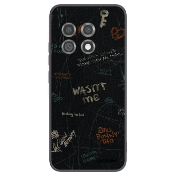 Picasee Μαύρη θήκη σιλικόνης για OnePlus 11 5G - CONFESSION