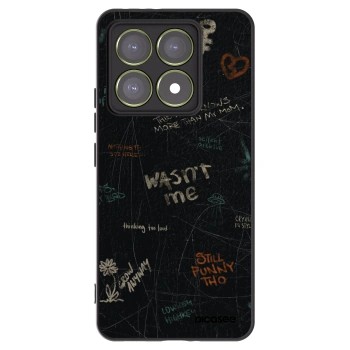Picasee Μαύρη θήκη σιλικόνης για Xiaomi 14T - CONFESSION