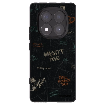 Picasee Μαύρη θήκη σιλικόνης για Xiaomi Redmi Note 14 Pro 5G - CONFESSION