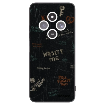 Picasee Μαύρη θήκη σιλικόνης για Xiaomi Redmi 14C - CONFESSION