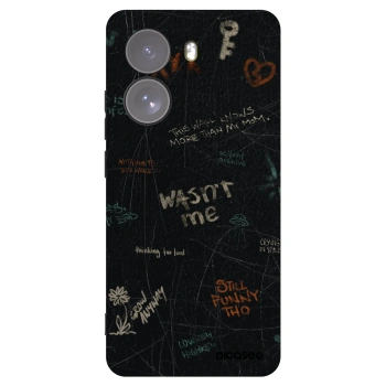 Picasee Μαύρη θήκη σιλικόνης για Xiaomi Poco X7 - CONFESSION