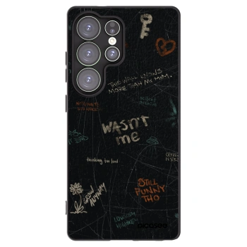 Picasee Μαύρη θήκη σιλικόνης για Samsung Galaxy S25 Ultra 5G - CONFESSION
