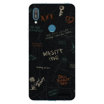 Picasee διαφανής θήκη σιλικόνης Huawei Y7 2019 - CONFESSION