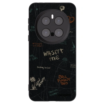 Picasee Μαύρη θήκη σιλικόνης για Honor Magic7 Pro 5G - CONFESSION