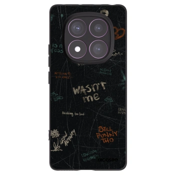 Picasee Μαύρη θήκη σιλικόνης για Xiaomi Redmi Note 14 Pro 4G - CONFESSION