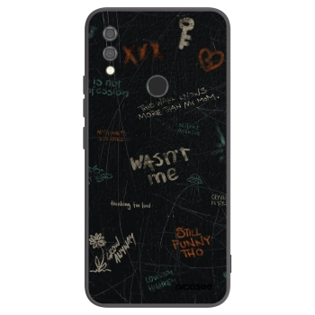 Picasee Μαύρη θήκη σιλικόνης για Xiaomi Redmi Note 7 - CONFESSION