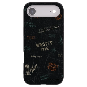 Picasee Μαύρη θήκη σιλικόνης για Apple iPhone Air - CONFESSION