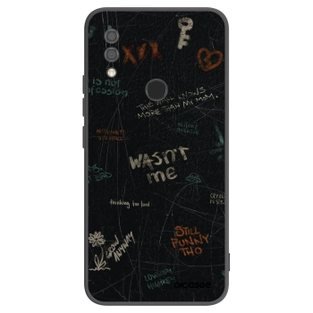 Picasee Μαύρη θήκη σιλικόνης για Xiaomi Redmi 7 - CONFESSION