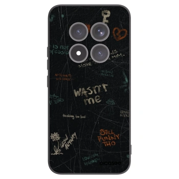 Picasee Μαύρη θήκη σιλικόνης για Xiaomi Redmi Note 15 Pro+ - CONFESSION