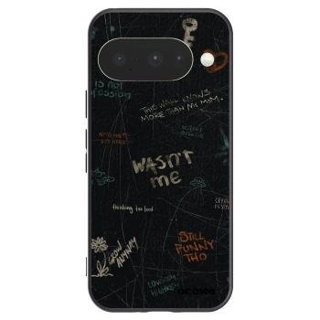Picasee Μαύρη θήκη σιλικόνης για Google Pixel 10 - CONFESSION