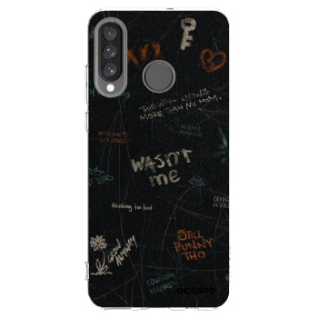 Picasee διαφανής θήκη σιλικόνης Huawei P30 Lite - CONFESSION
