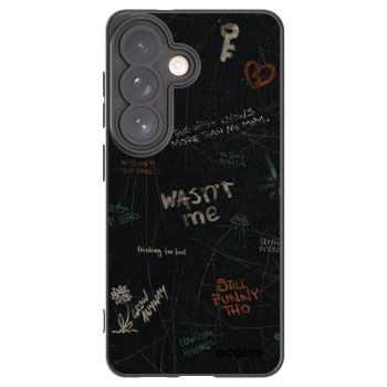 Picasee Μαύρη θήκη σιλικόνης για Samsung Galaxy S26 - CONFESSION