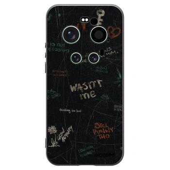 Picasee Μαύρη θήκη σιλικόνης για Xiaomi 17 Ultra - CONFESSION