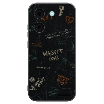 Picasee Μαύρη θήκη σιλικόνης για Xiaomi Poco X8 Pro - CONFESSION