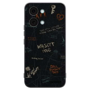 Picasee Μαύρη θήκη σιλικόνης για Xiaomi Poco X8 Pro Max - CONFESSION