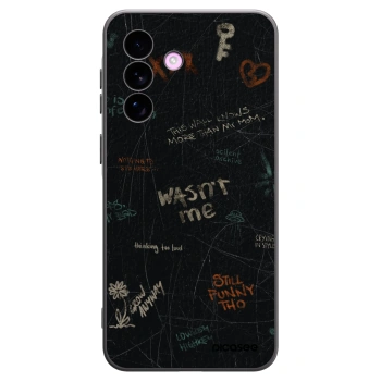 Picasee Μαύρη θήκη σιλικόνης για Samsung Galaxy A57 5G - CONFESSION