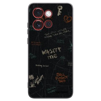 Picasee Μαύρη θήκη σιλικόνης για Motorola Edge 60 Neo 5G - CONFESSION