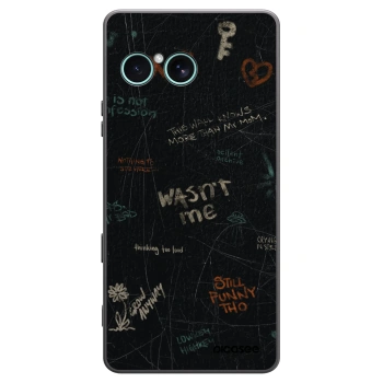 Picasee Μαύρη θήκη σιλικόνης για Sony Xperia 10 VII - CONFESSION