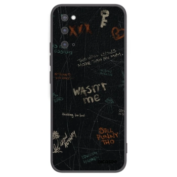 Picasee Μαύρη θήκη σιλικόνης για Samsung Galaxy S20 G980F - CONFESSION